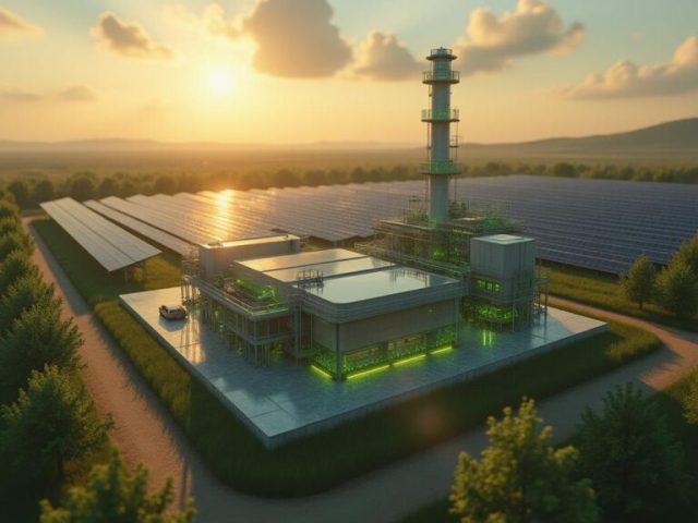 cutting-edge green hydrogen plant