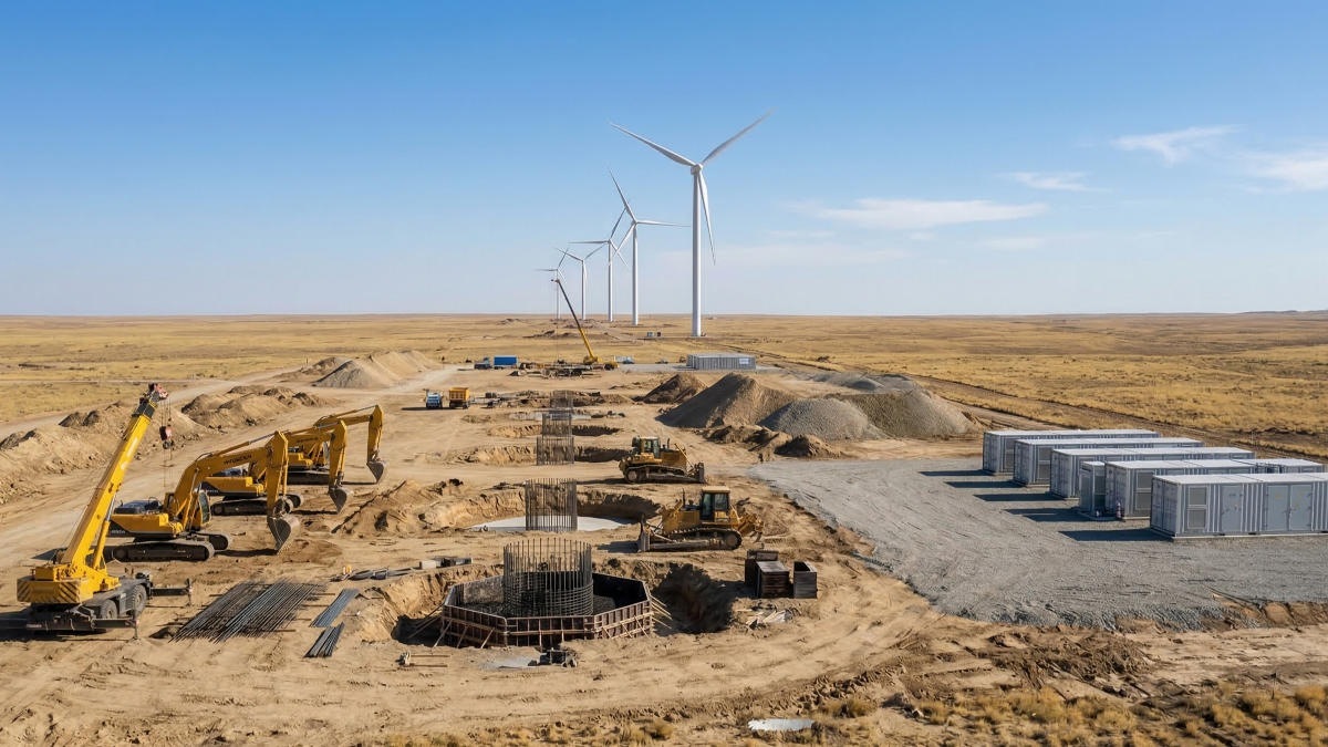 Total Energies приступила к строительству ВЭС на 1 ГВт в Казахстане