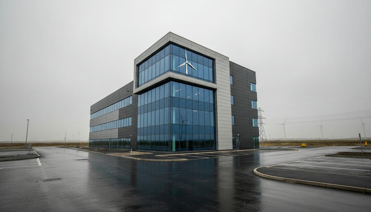 ScottishPower Renewables представила проект базы для ветропарка в Лоустофте Современное трехэтажное здание центра технического обслуживания морских ветропарков в прибрежной зоне